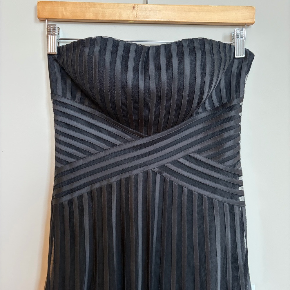 White‎ House Black Market Strapless Black Dress - Picture 3 of 9